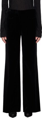 Black Wide-Leg Trousers-AA