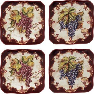 Vintners Journal 4-Pc. Canape Plate