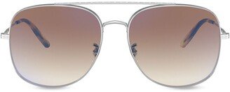 Taron pilot-frame sunglasses