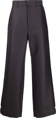 Tailored-Cut Wide-Leg Trousers