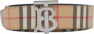 Vintage Check monogram-motif reversible belt