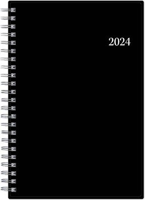 Blue Sky 2024 Enterprise Planner 5x8 Weekly/Monthly Black