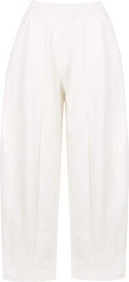 Cropped Tapered-Leg Trousers-AF