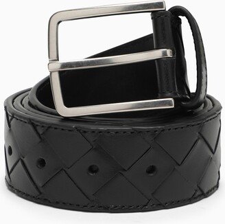 Black Inrecciato belt