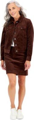 Style Co Petite Corduroy Jacket Skirt Created For Macys