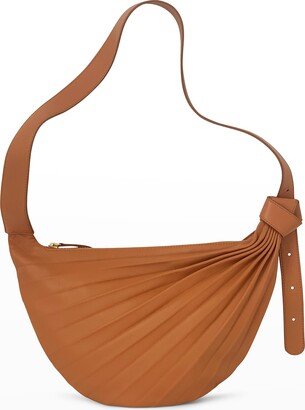 Sabrina Zeng Chiaroscuro Pleated Hammock Sling Bag