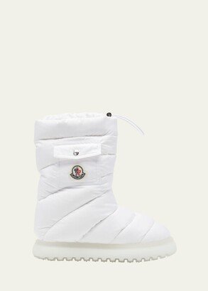 Gaia Quilted Nylon Pocket Snow Boots-AA