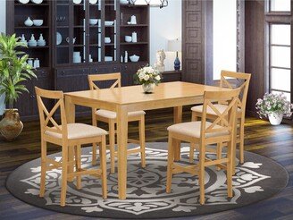 Dining Set With Kitchen Table and Wooden Dining Room Chairs-AB