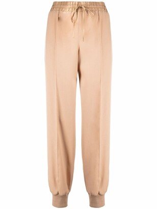 Drawstring Tapered Trousers-AJ