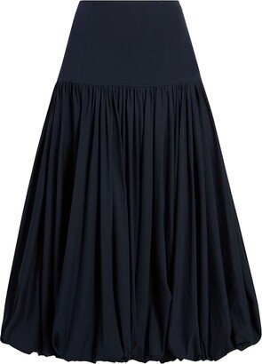 Pleated-Gown Skirt-AA