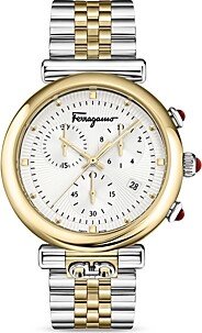 Ora Two Tone Stainless Steel Chronograph Watch, 40mm