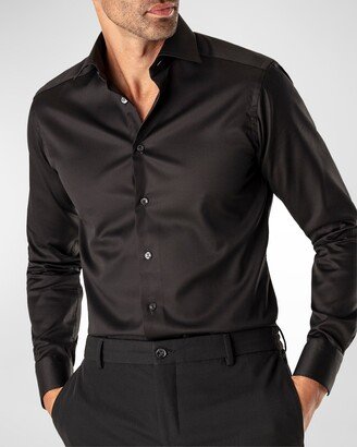 Contemporary-Fit Twill Dress Shirt-AB