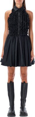 Ruffled Sleeveless Dress-AA