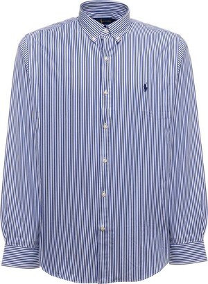 Pony Embroidered Striped Shirt-AA