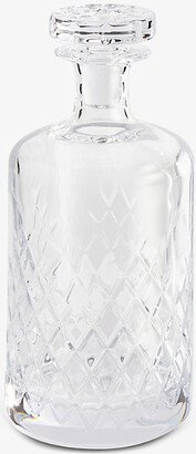 Soho Home Barwell Diamond-cut Large Crystal Decanter 750ml