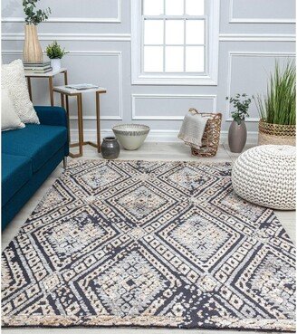 Gianna GA10A Bohemian Diamond Area Rug,