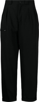 Straight-Leg Wool Trousers-AB