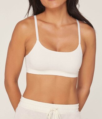 Andie The Cami Bralette - Bamboo Jersey - Snow