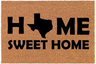 Home Sweet Texas Coir Doormat Door Mat Housewarming Gift Newlywed Wedding New