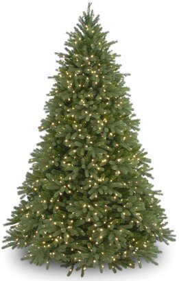 National Tree Company National Tree 9' Feel Real Jersey Fraser Medium Fir Hinged Tree with 1500 Clear Lights