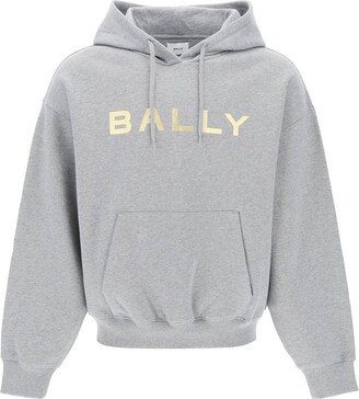 Logo Printed Drawstring Hoodie-BI