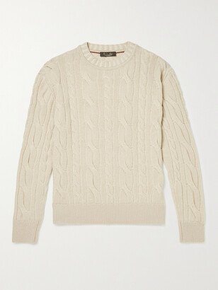 Cable-Knit Cashmere Sweater-AF