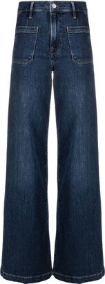 Mid-Rise Bootcut Jeans-AH