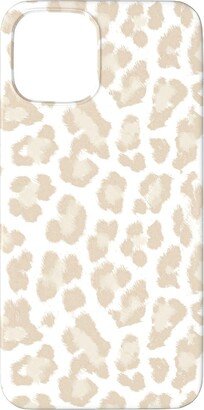 Custom Iphone Cases: Natural Leopard - Beige Phone Case, Silicone Liner Case, Matte, Iphone 11 Pro, Beige