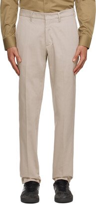 Gray Hardware Chino Trousers