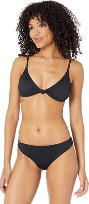 Rib Love The Surf Knot (Anthracite) Women's Swimwear