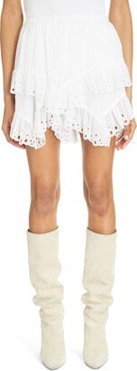 Kaddy Eyelet Tiered Ruffle Skort