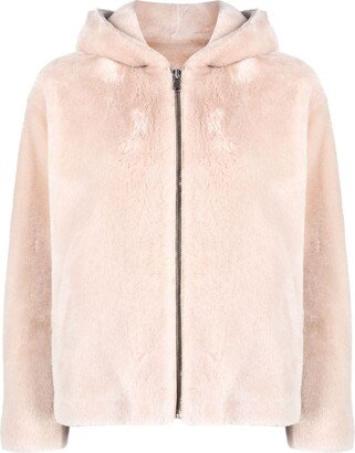 Shearling Hooded Jacket-AC