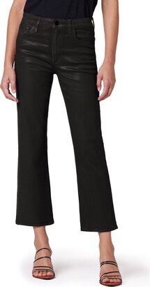 The Callie Coated High Waist Ankle Bootcut Jeans