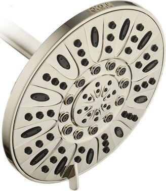 High-Pressure Multiple Setting 7-in Rainfall Shower Head with Pause Mode