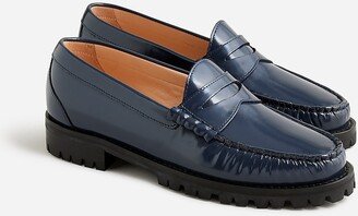 Winona lug-sole penny loafers in spazzolato leather