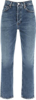 Riley Long High Rise Straight Leg Jeans-AA