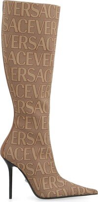 Fabric Knee Boots-AA