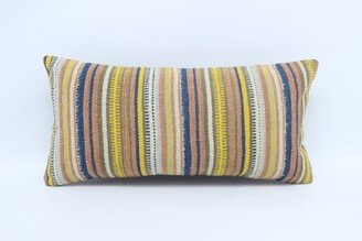 Kilim Pillows, Home Decor Pillow, Body Yellow Striped Pillow Case, Soft Throw Mother Gift Cover, 5815