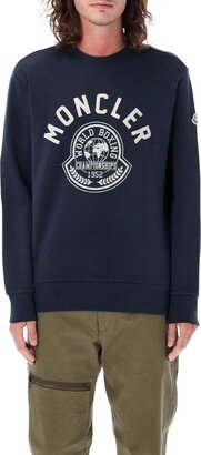 Logo Printed Crewneck Sweatshirt-BK