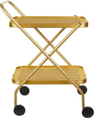 Kaymet Folding Two-Tier Trolley