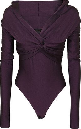 The Andamane Kendall Off-soulder Bodysuit-AA