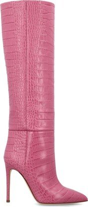 Embossed Knee-High Boots-AE