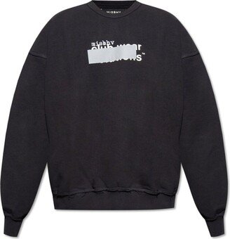 Logo Printed Crewneck Sweatshirt-CP