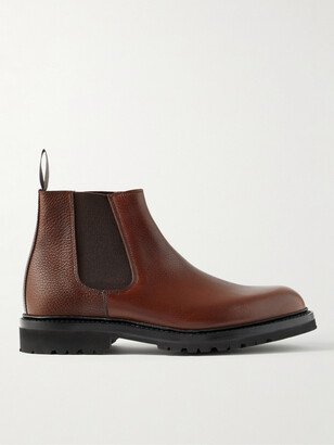 Jason Full-Grain Leather Chelsea Boots