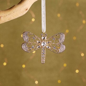 Dragonfly Crystal Ornament