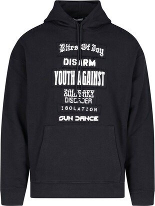 Slogan Patches Hoodie