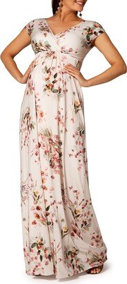 Maternity Francesca Short-Sleeve Maxi Dress