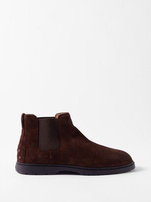 Tronchetto Suede Chelsea Boots