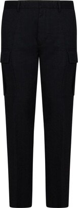 Mid-Rise Tapered-Leg Pants