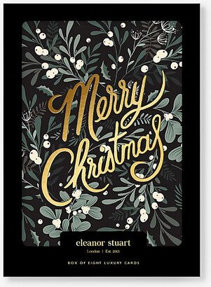 Selfridges Edit Botanical Christmas Cards Pack of Eight